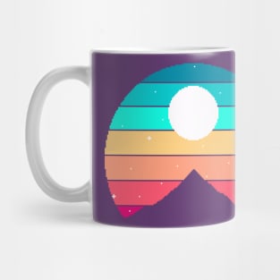 Rainbow Sky Mountains Mug